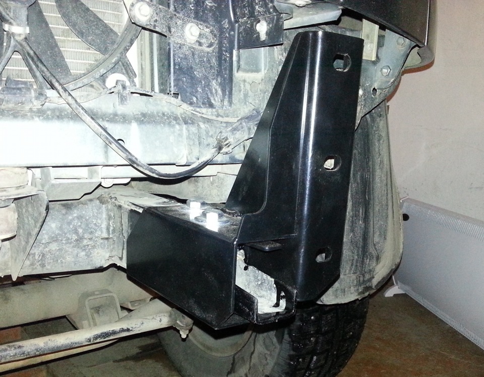 Бампер РИФ силовой передний УАЗ Хантер без защитной дуги